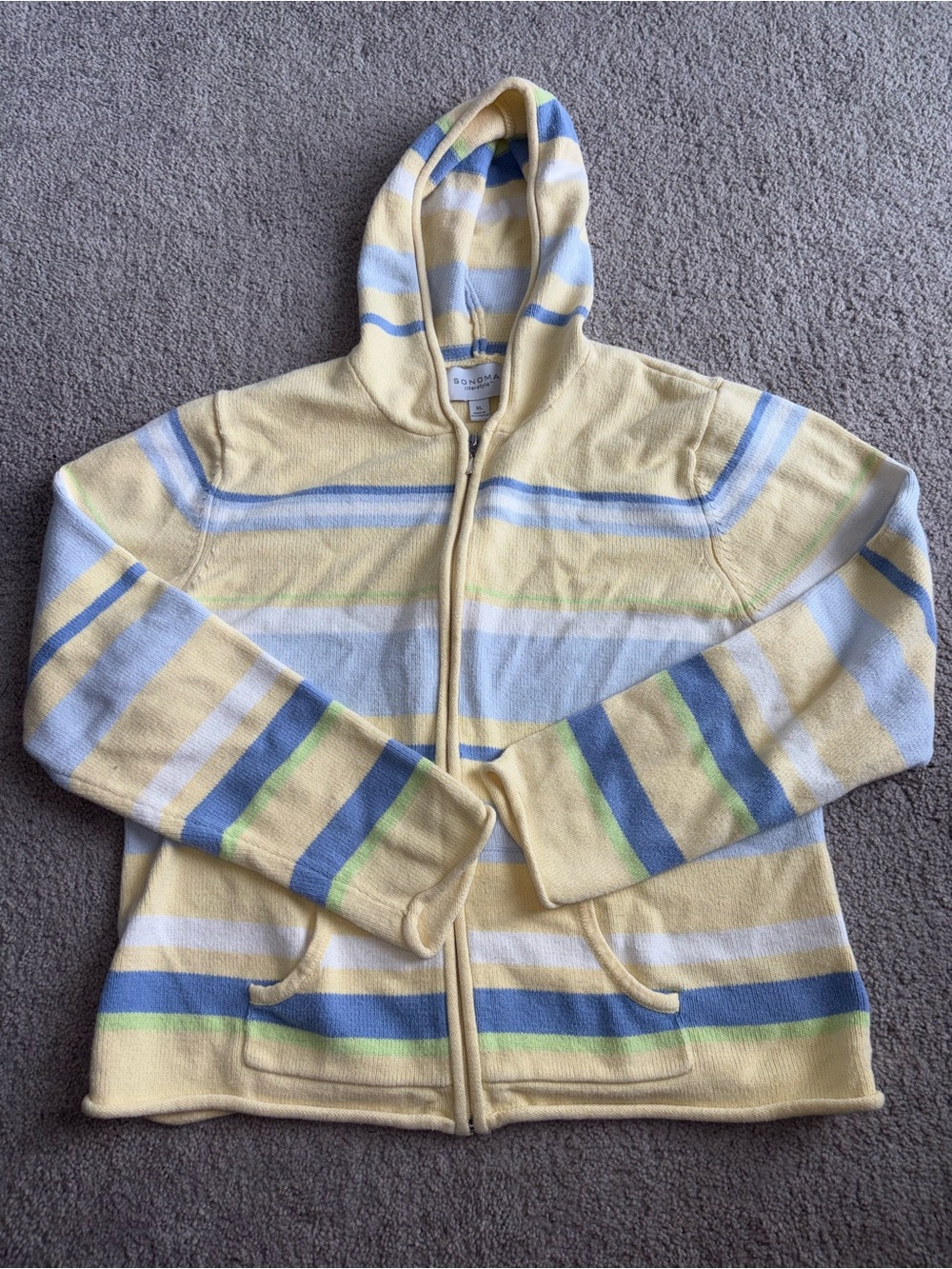 Sonoma Striped Jacket XL